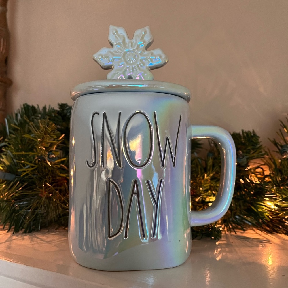 Rae Dunn Iridescent ‘Snow Day’ Mug
